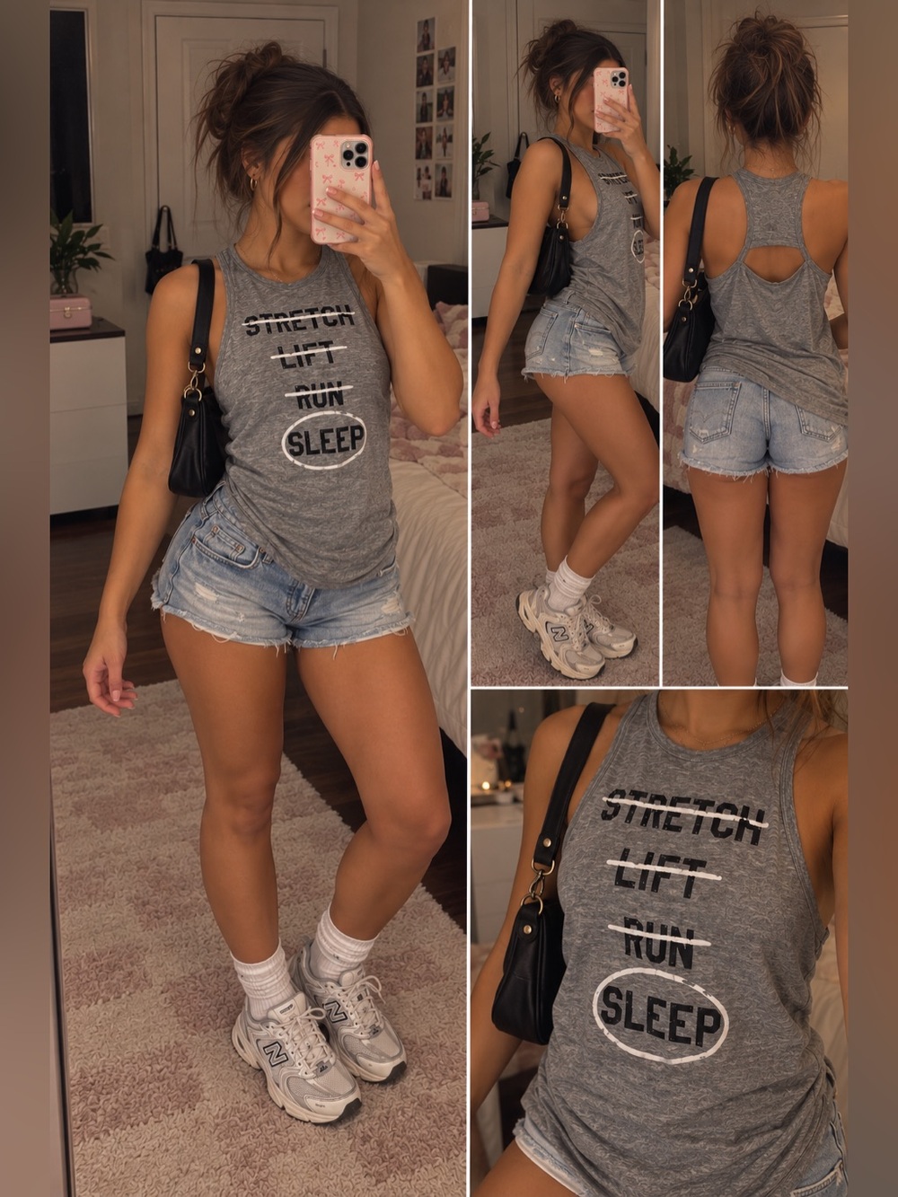 Y2K Hollister Gym Girl Graphic Tank ✧ 2010s Pilates Core